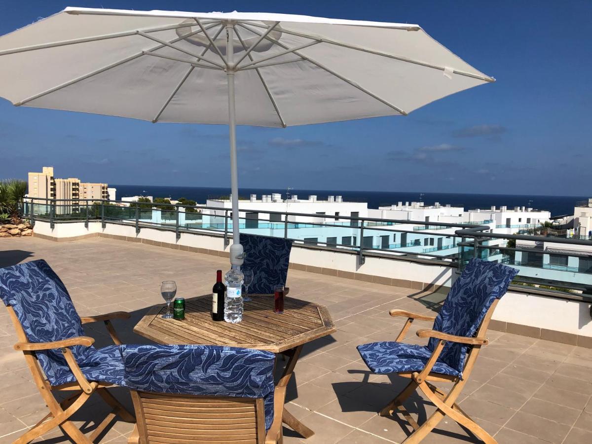 Ferienwohnung Atico Pinar De Garrucha Con Vistas Al Mar-Gran Terraza Exterior foto