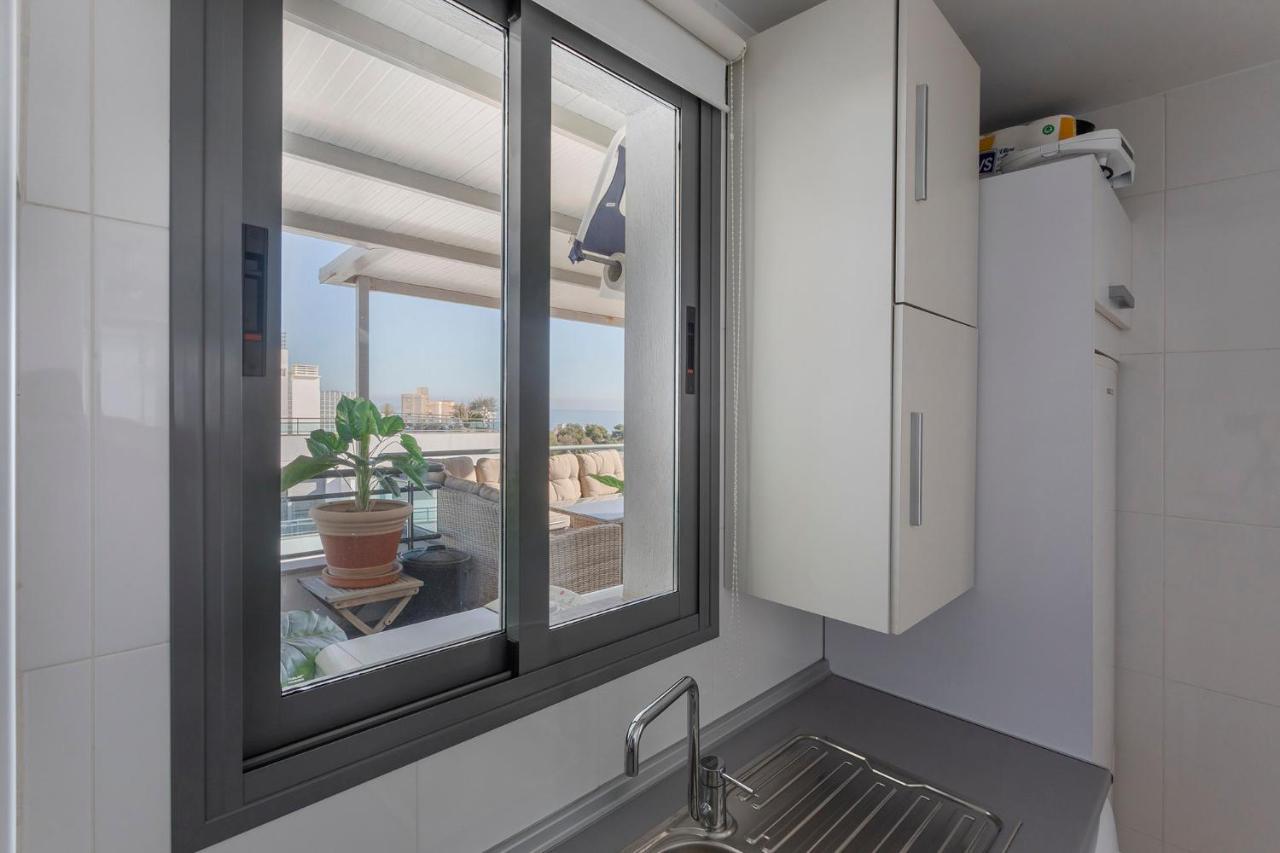 Ferienwohnung Atico Pinar De Garrucha Con Vistas Al Mar-Gran Terraza Exterior foto